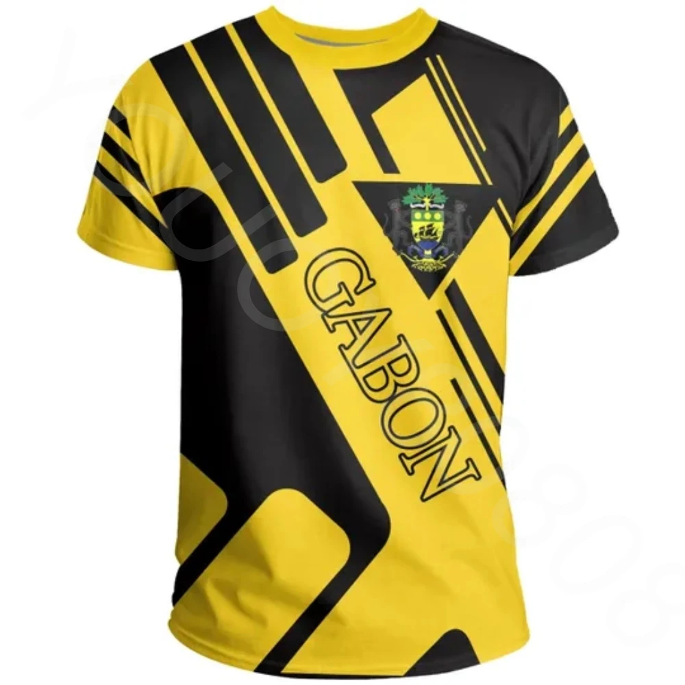New Summer Casual Loose Sports Men's and Women's Round Neck Short Sleeve Sports T-Shirt Gabon Printed T-shirt Streetwear Men's
New Summer Casual Loose Sports Men's and Women's Round Neck Short Sleeve Sports T-Shirt Gabon Printed T-shirt Streetwear Men's