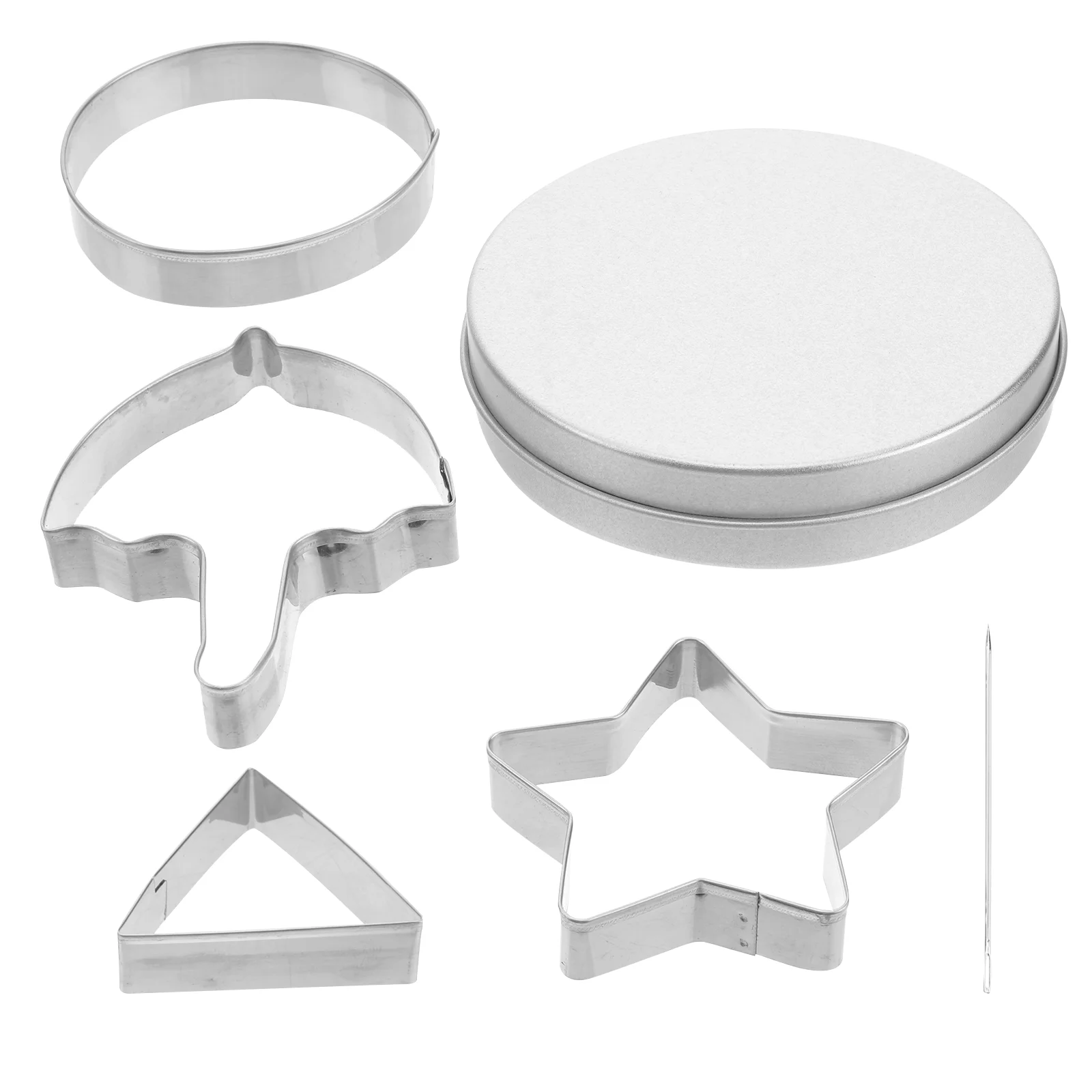 1 Set Stainless Steel Korean Cookie Making Tools Sugar Pie Cutter DIY Supplies 
1 Set Stainless Steel Korean Cookie Making Tools Sugar Pie Cutter DIY Supplies
