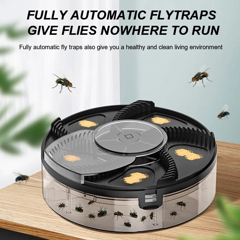 Automatic Flycatcher Fly Trap Electric Fly Insect Killers Indoor Pest Control Catcher Kicthen Fly Repeller USB Rechargeable
Automatic Flycatcher Fly Trap Electric Fly Insect Killers Indoor Pest Control Catcher Kicthen Fly Repeller USB Rechargeable