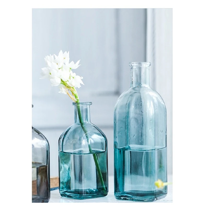 2Piece Transparent Creatives Hydroponic Glass Bottle Table Home Crafts Ornaments Vintage Green
2Piece Transparent Creatives Hydroponic Glass Bottle Table Home Crafts Ornaments Vintage Green