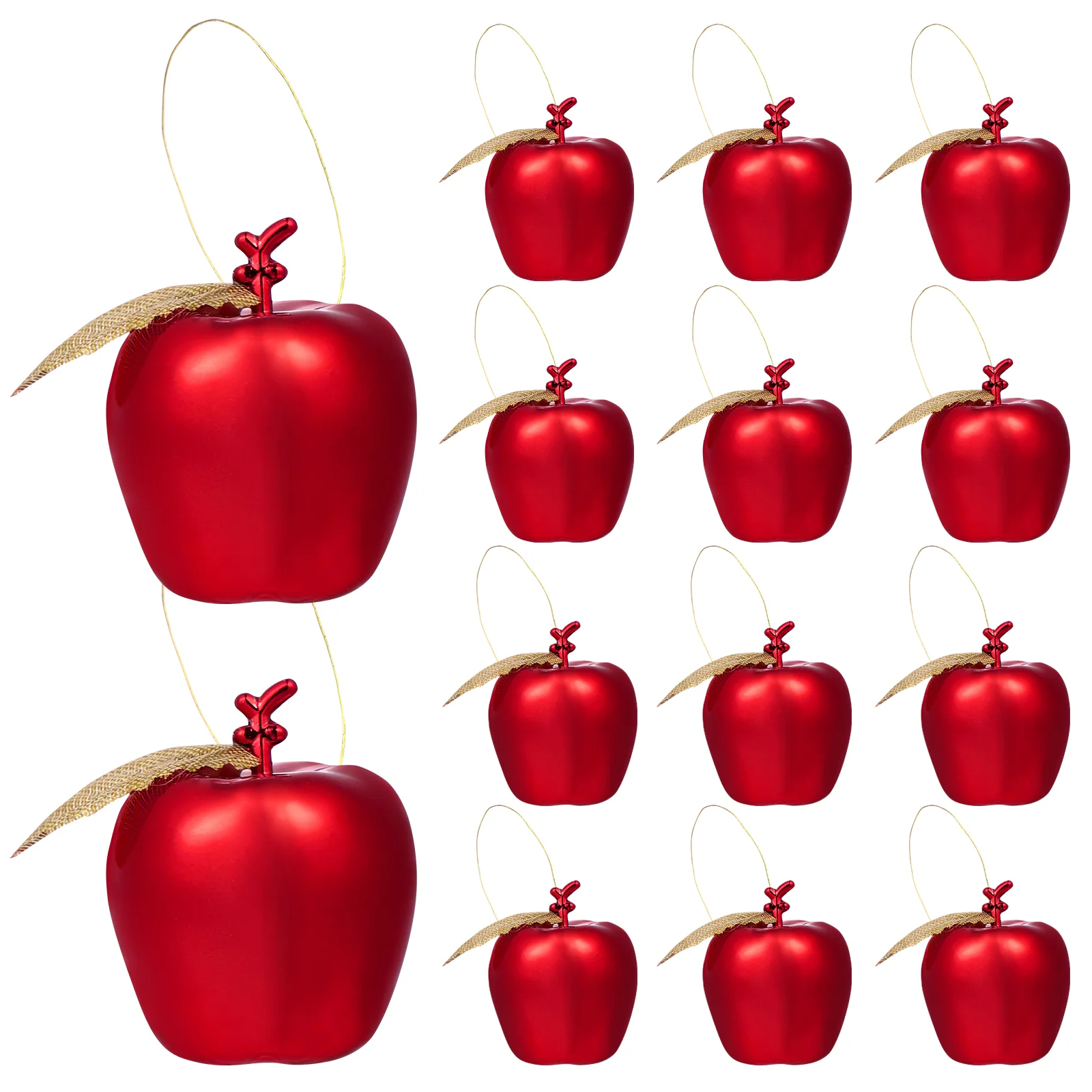 24 Christmas Apple Ornaments Electroplating Small Apple Shaped Hanging Pendants Festival
24 Christmas Apple Ornaments Electroplating Small Apple Shaped Hanging Pendants Festival