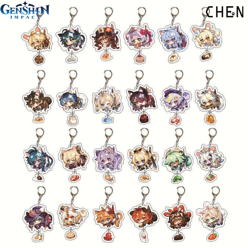 Games Genshin Impact HuTao Fischl Xiao Jean Keychain Interlayer Key Chain Accessories Cute Figure Bag Pendant Key Ring Fans Gift
Games Genshin Impact HuTao Fischl Xiao Jean Keychain Interlayer Key Chain Accessories Cute Figure Bag Pendant Key Ring Fans Gift