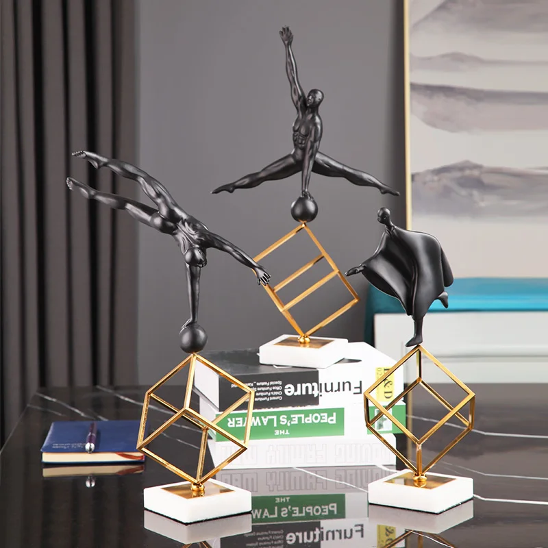 sculpture Creative sports master resin ornaments study desk decoration TV cabinet metal gymnastics small black crafts ornaments
sculpture Creative sports master resin ornaments study desk decoration TV cabinet metal gymnastics small black crafts ornaments