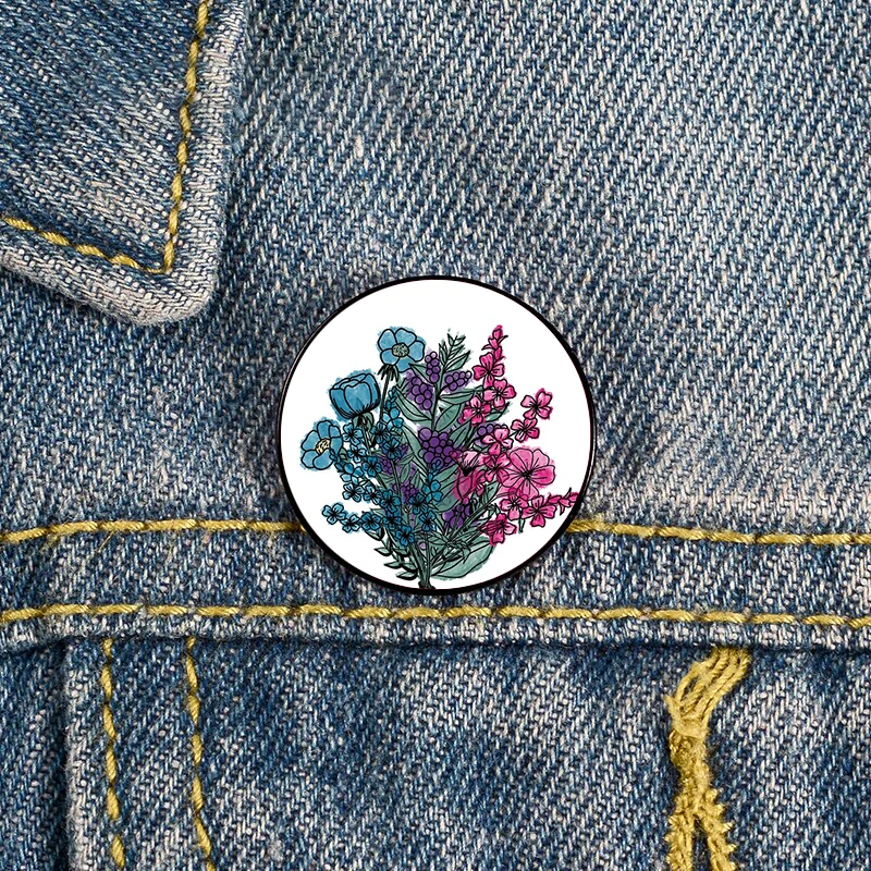 Water color flower Printed Pin Custom Brooches Shirt Lapel teacher tote Bag backpacks Badge Cartoon gift brooches pins for women
Water color flower Printed Pin Custom Brooches Shirt Lapel teacher tote Bag backpacks Badge Cartoon gift brooches pins for women