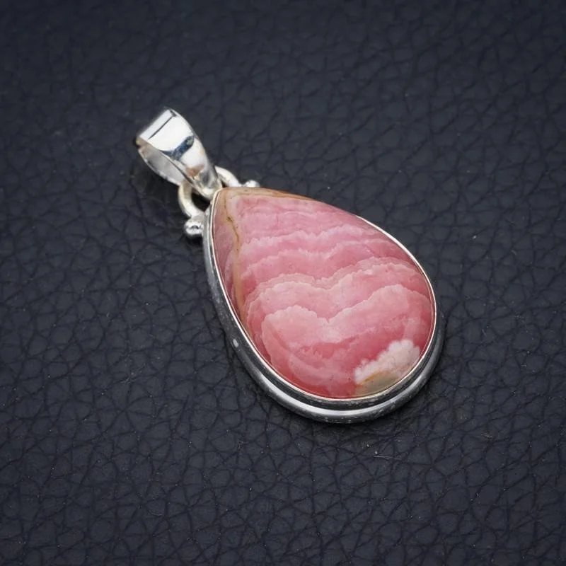 StarGems Rhodochrosite Handmade 925 Sterling Silver Pendant 1.25" F4958
StarGems Rhodochrosite Handmade 925 Sterling Silver Pendant 1.25" F4958