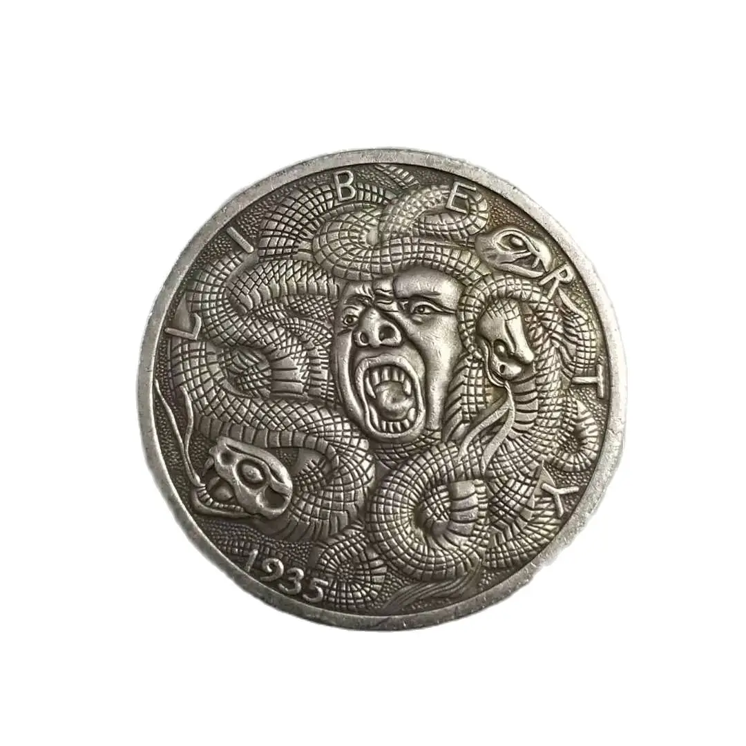1935 Американский Хобо, никелированный Серебряный доллар, оптовая продажа, украшение для дома, настольное украшение, рождественские подарки #766
1935 Американский Хобо, никелированный Серебряный доллар, оптовая продажа, украшение для дома, настольное украшение, рождественские подарки #766