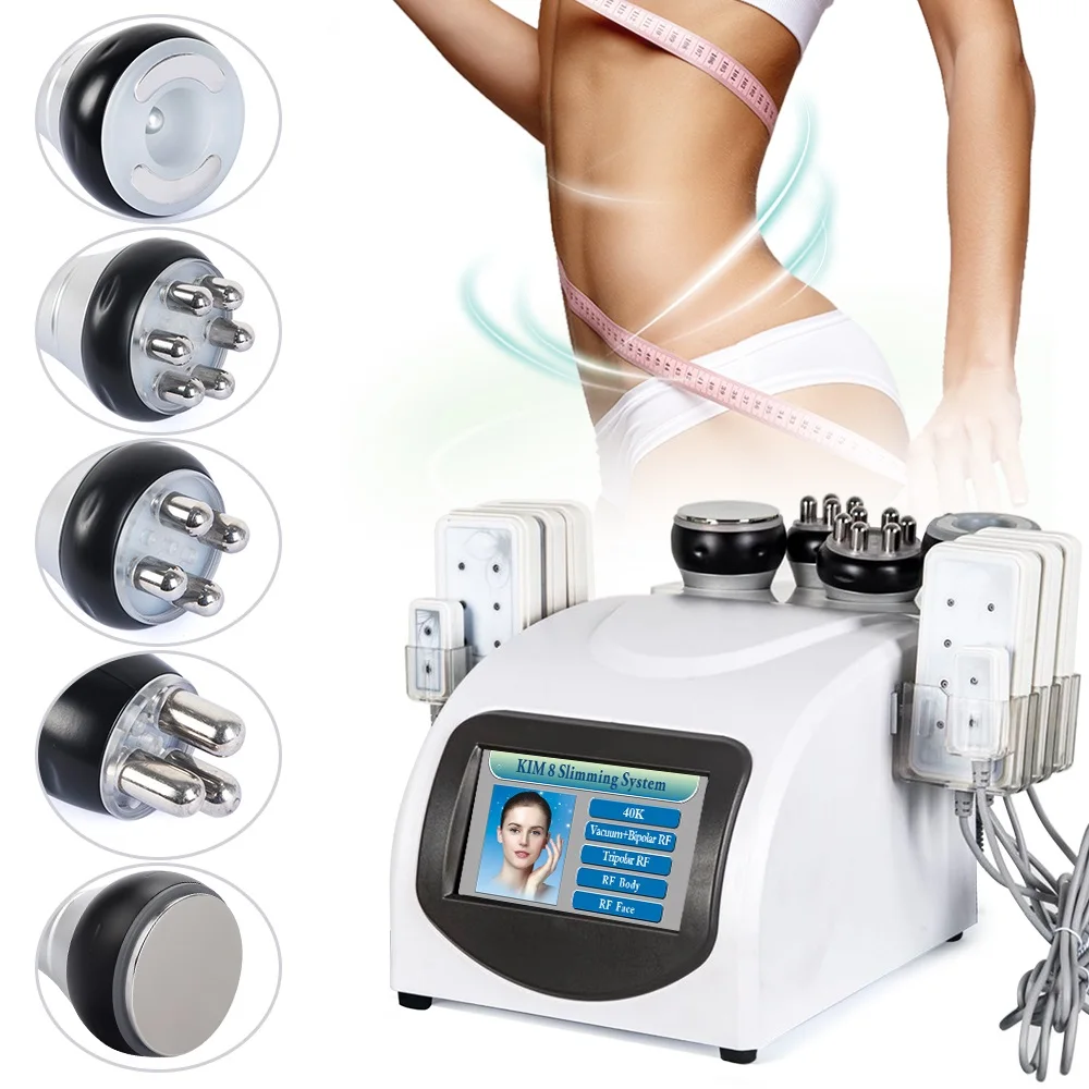 40K Body Slimming Machine 6 In 1 Ultrasonic Cavitation Vacuum RF Laser Reduce Stretch Marks Body Sculpting Fat Bunner Machine
40K Body Slimming Machine 6 In 1 Ultrasonic Cavitation Vacuum RF Laser Reduce Stretch Marks Body Sculpting Fat Bunner Machine