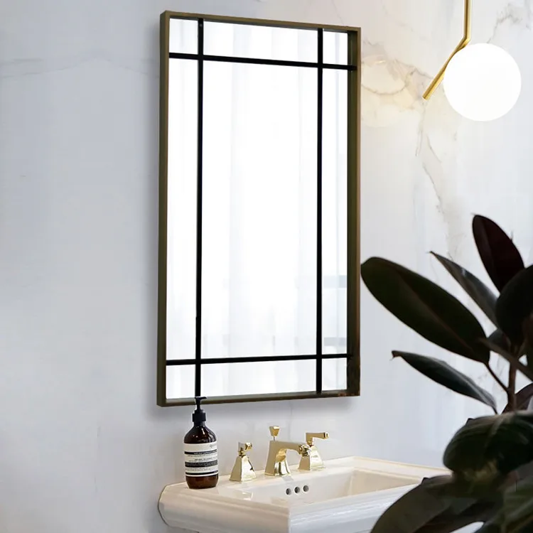 Hot Selling Nordic Home Bathroom Bedroom Living Room Rectangular Black Wall Decor Large Metal Framed Mirror
Hot Selling Nordic Home Bathroom Bedroom Living Room Rectangular Black Wall Decor Large Metal Framed Mirror