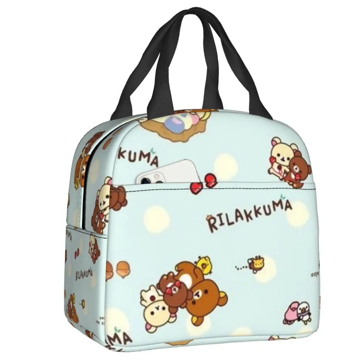 Изолированная сумка для обеда Rilakkuma для женщин, портативная мультяшная Термосумка-холодильник с изображением анимации для детей и школьник...
Изолированная сумка для обеда Rilakkuma для женщин, портативная мультяшная Термосумка-холодильник с изображением анимации для детей и школьник...