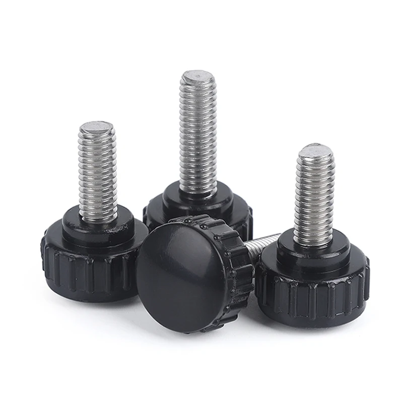 M5M6M8 Round Knurled Rubber Thumb Screws Round Head Handle Screws Plastic Head Knob Mechanical Glue Wood Screws Plastic Fastener
M5M6M8 Round Knurled Rubber Thumb Screws Round Head Handle Screws Plastic Head Knob Mechanical Glue Wood Screws Plastic Fastener