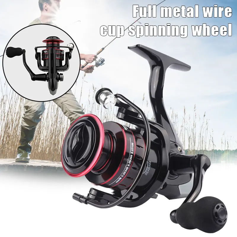 New All-metal Fishing Reel With Cnc Rocker Hk Series 5.2:1 Ultra Smooth Powerful Fishing Reel Ultra Smooth Powerful Lightweight
New All-metal Fishing Reel With Cnc Rocker Hk Series 5.2:1 Ultra Smooth Powerful Fishing Reel Ultra Smooth Powerful Lightweight