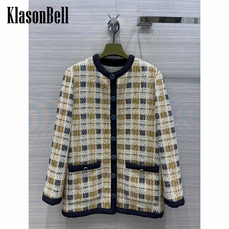 9,15 KlasonBell красная твидовая шерстяная короткая куртка для женщин 
9,15 KlasonBell красная твидовая шерстяная короткая куртка для женщин