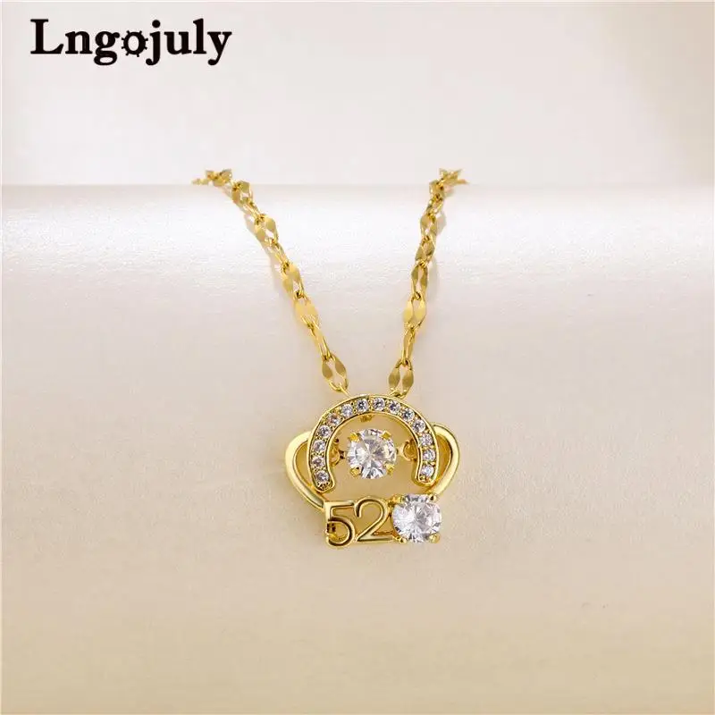 Fashion Jewelry Women Necklace Titanium Steel 18K Gold Plated Necklace For Women Anniversary Party Jewelry Gifts TGN105
Fashion Jewelry Women Necklace Titanium Steel 18K Gold Plated Necklace For Women Anniversary Party Jewelry Gifts TGN105