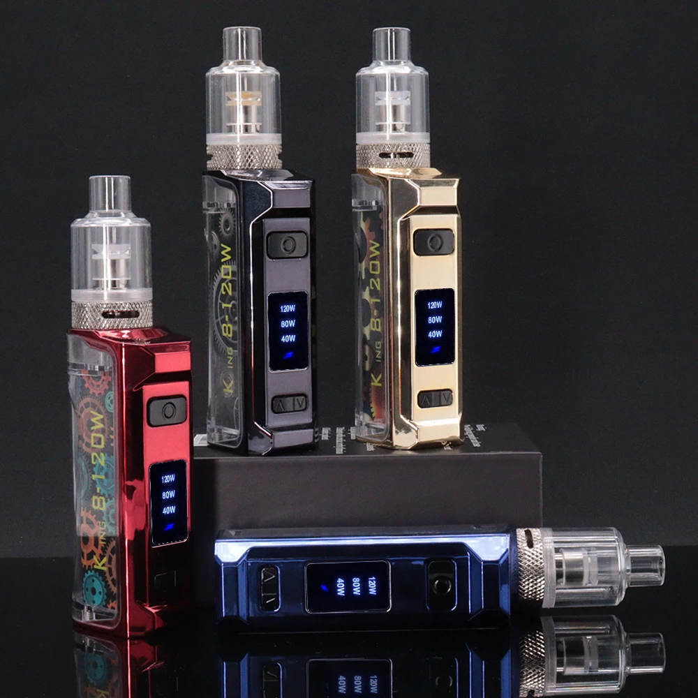 Electronic Cigarette Vape 120W Box Mod Kit 2000Mah Battery 2ml Atomizer Power Adjustable 120w Shisha Hookah Vape smoke Pen Kits
Electronic Cigarette Vape 120W Box Mod Kit 2000Mah Battery 2ml Atomizer Power Adjustable 120w Shisha Hookah Vape smoke Pen Kits