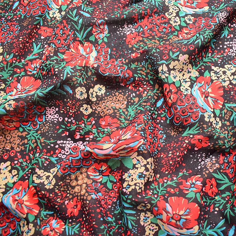 High quality thin cotton fabric summer printed fabric forest grass flowers are not soft and breathable
High quality thin cotton fabric summer printed fabric forest grass flowers are not soft and breathable