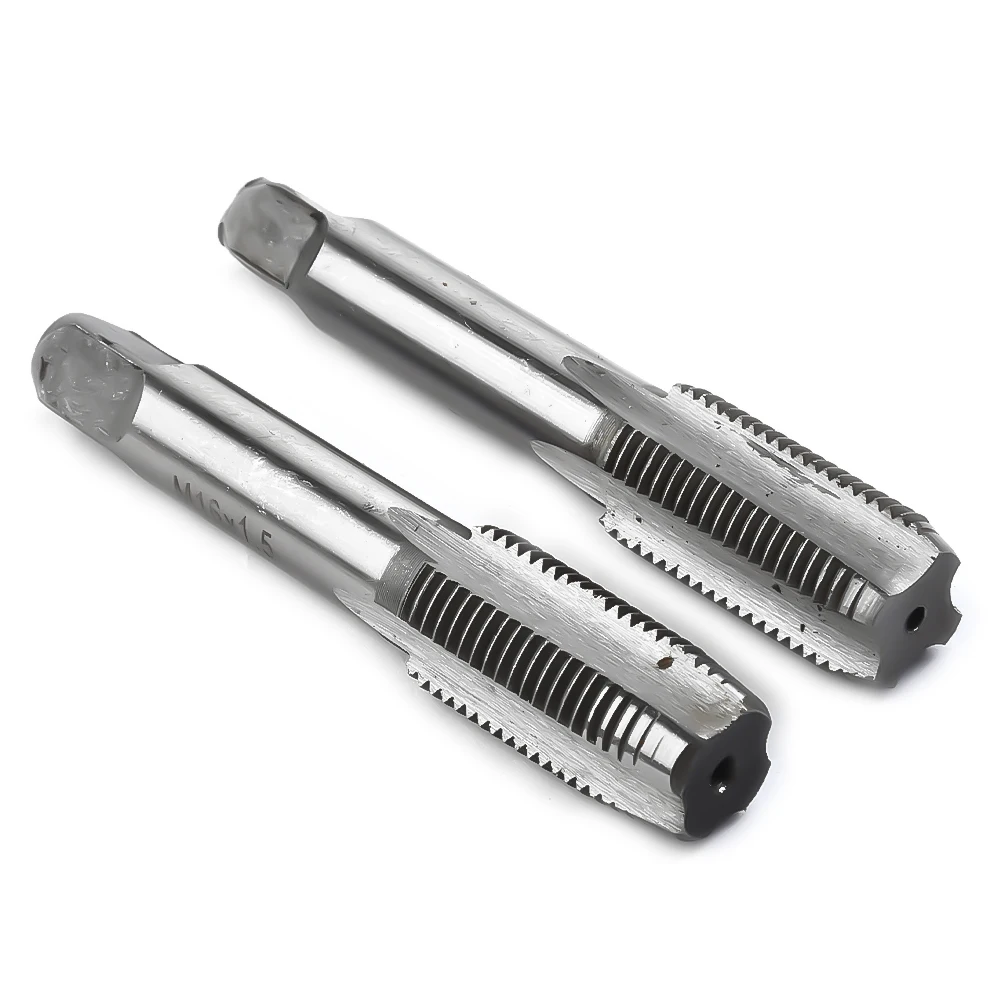 1 Pair Right Hand Thread Tap Straight Fluted Fine Threaded Metric Hand Tap M12 M14 M16 18MM M20 1.5mm Pitch High Speed Steel Too
1 Pair Right Hand Thread Tap Straight Fluted Fine Threaded Metric Hand Tap M12 M14 M16 18MM M20 1.5mm Pitch High Speed Steel Too