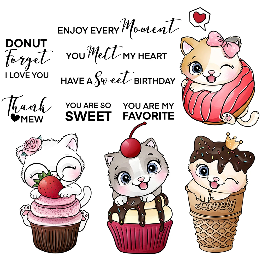 Mangocraft Cute Kitty Cats Cupcakes Cutting Dies Clear Stamps DIY Scrapbooking Metal Dies Silicone Stamps For Cards Albums Decor
Mangocraft Cute Kitty Cats Cupcakes Cutting Dies Clear Stamps DIY Scrapbooking Metal Dies Silicone Stamps For Cards Albums Decor