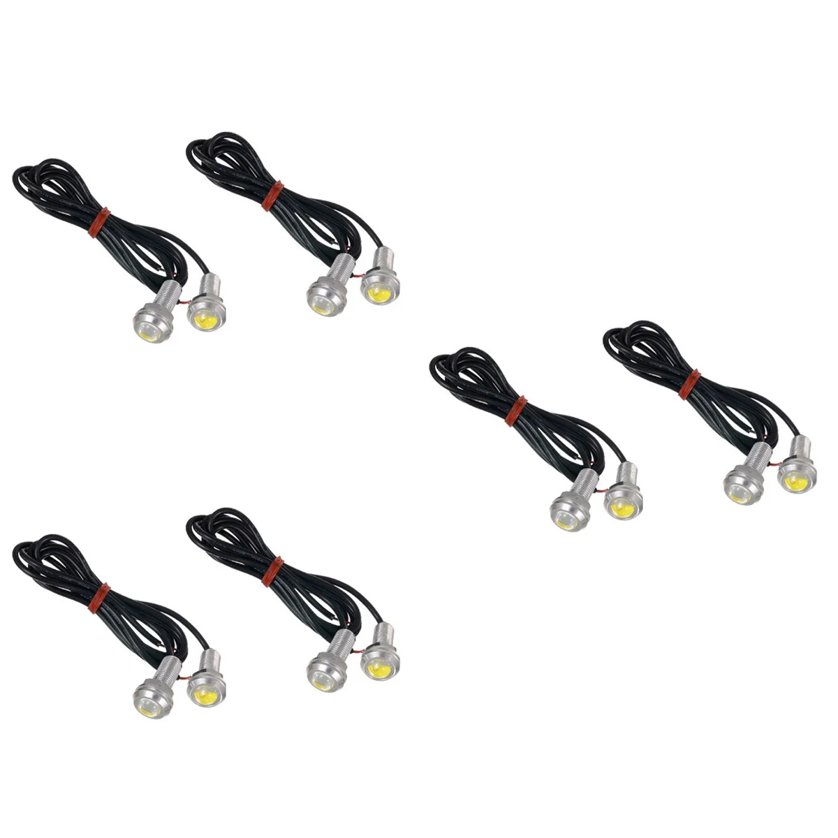 6 pcs Universal Waterproof 18mm Car Led Car Motor Turn Signal Fog Light DRL Tail/Head Backup Lights Bulbs (White
6 pcs Universal Waterproof 18mm Car Led Car Motor Turn Signal Fog Light DRL Tail/Head Backup Lights Bulbs (White