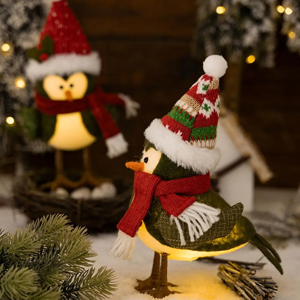 High-quality Christmas Ornament Doll Festive Battery-powered Led Light Christmas Ornament Cute Bird Doll Shape for Home for Home
High-quality Christmas Ornament Doll Festive Battery-powered Led Light Christmas Ornament Cute Bird Doll Shape for Home for Home