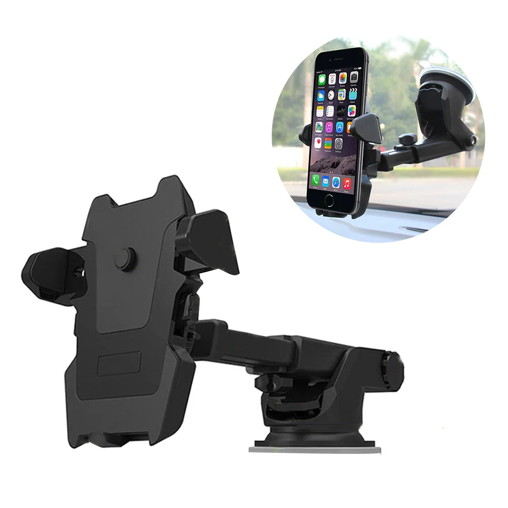 Vehicle Holder Car Windshield Mount Cradle Stand Supporter with Suction Cup (Black)
Vehicle Holder Car Windshield Mount Cradle Stand Supporter with Suction Cup (Black)