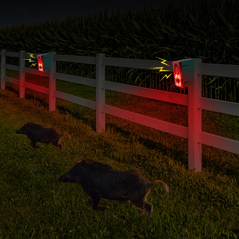 Solar Sensor Alarm Light Outdoor High Decibel Animal Repellent Anti-wild Boar Siren Recordable Waterproof Alarm Siren For Home
Solar Sensor Alarm Light Outdoor High Decibel Animal Repellent Anti-wild Boar Siren Recordable Waterproof Alarm Siren For Home
