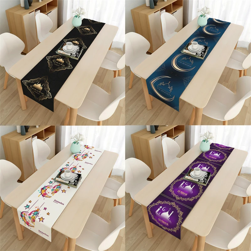 Eid Mubarak Table Runner Ramadan Decoration for Home 180X33cm Tablecloth Islamic Muslim Party Decor Eid Kareem Al Adha Gift 2023
Eid Mubarak Table Runner Ramadan Decoration for Home 180X33cm Tablecloth Islamic Muslim Party Decor Eid Kareem Al Adha Gift 2023