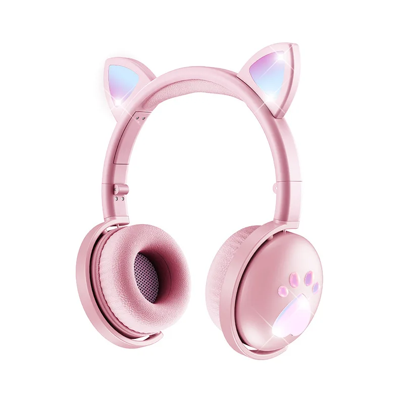New Music Colorful Wireless Bluetooth Noise-cancelling Head-mounted Earplugs Cat Ear Luminous Stereo Foldable Sports Headphones 
New Music Colorful Wireless Bluetooth Noise-cancelling Head-mounted Earplugs Cat Ear Luminous Stereo Foldable Sports Headphones