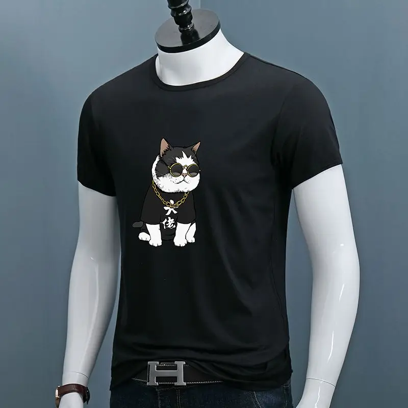 Short sleeved men summer new Hong Kong style all loose large size couples ins fashion brand simple five - half - sleeved T-shirt
Short sleeved men summer new Hong Kong style all loose large size couples ins fashion brand simple five - half - sleeved T-shirt