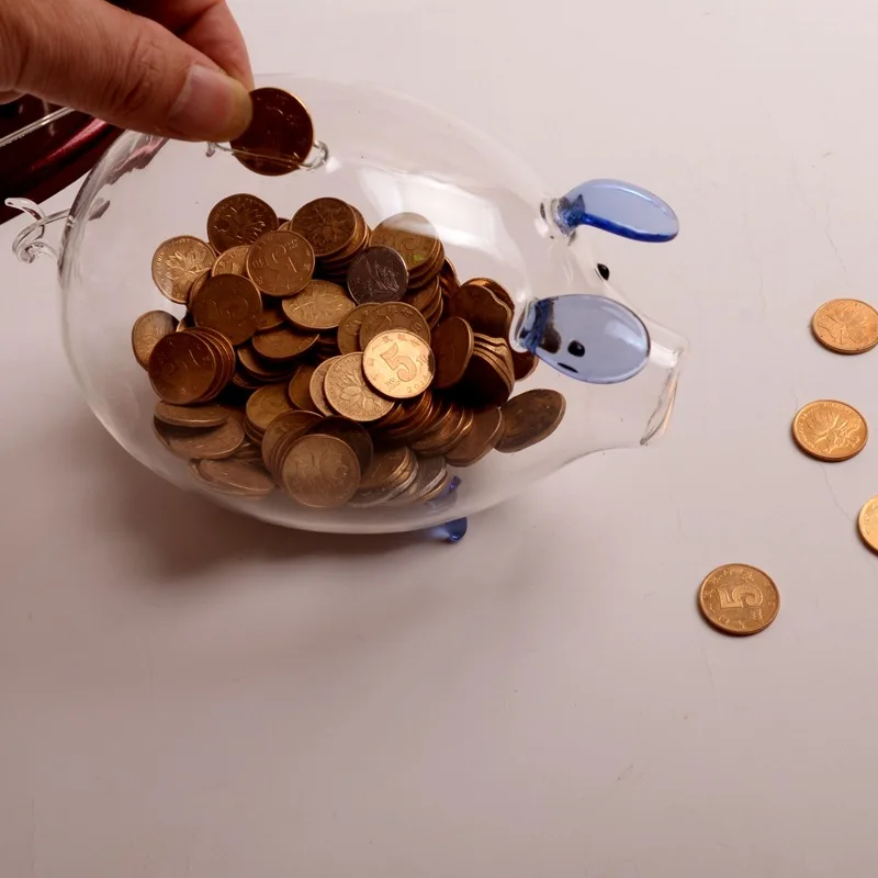 Big Piggy Bank Transparent Glass Money Boxes Coin Saving Box Souvenir Birth Coin Banks Money Saving Box for Children,Boys
Big Piggy Bank Transparent Glass Money Boxes Coin Saving Box Souvenir Birth Coin Banks Money Saving Box for Children,Boys