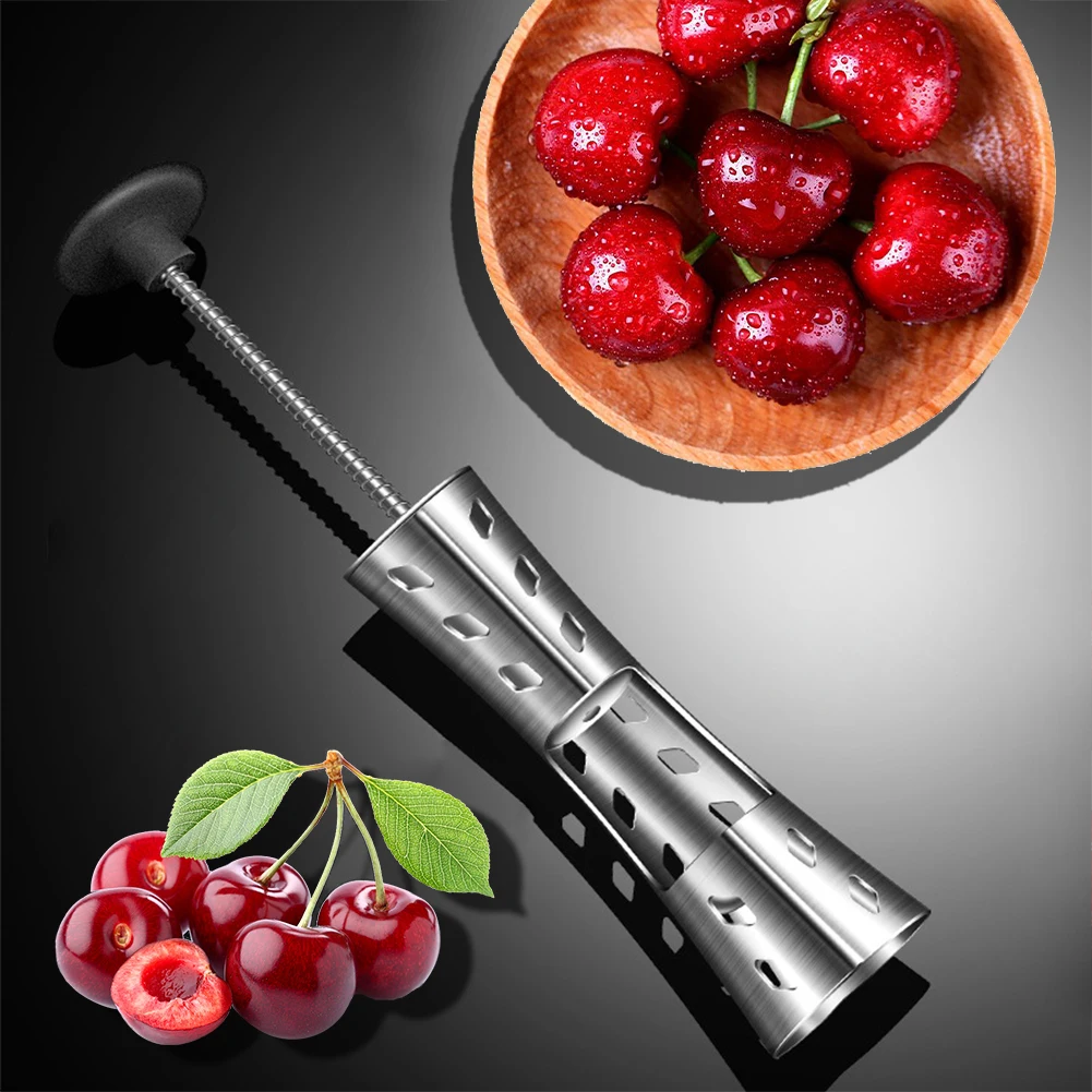304 Stainless Steel Cherry Pitter Cherry Seed Remover Tool 12mm Pitter Size Press Type Stoner Fruit Pit Corer Kitchen Gadget
304 Stainless Steel Cherry Pitter Cherry Seed Remover Tool 12mm Pitter Size Press Type Stoner Fruit Pit Corer Kitchen Gadget
