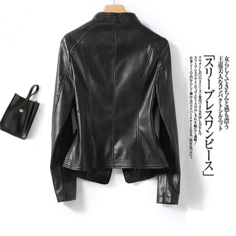 2023Leather jacket,Black Genuine Leather Jacket Women Spring Autumn New Sheepskin Coat Fashion Short Motorcycle Leather Jacket C
2023Leather jacket,Black Genuine Leather Jacket Women Spring Autumn New Sheepskin Coat Fashion Short Motorcycle Leather Jacket C