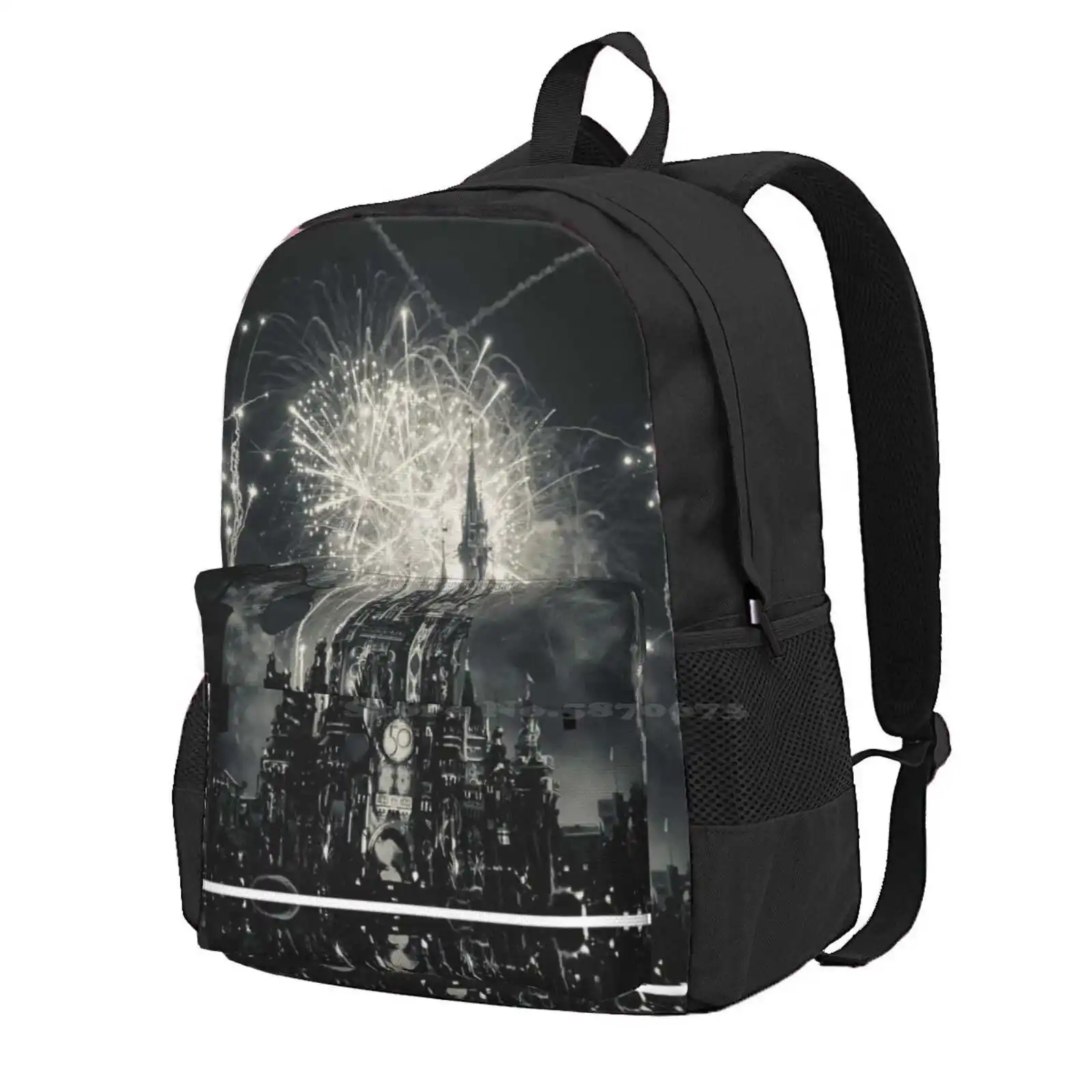 

When You Wish Upon A Star New Arrivals Unisex Bags Student Bag Backpack Cute Walt World Movie Funny Princess Cartoon Magic