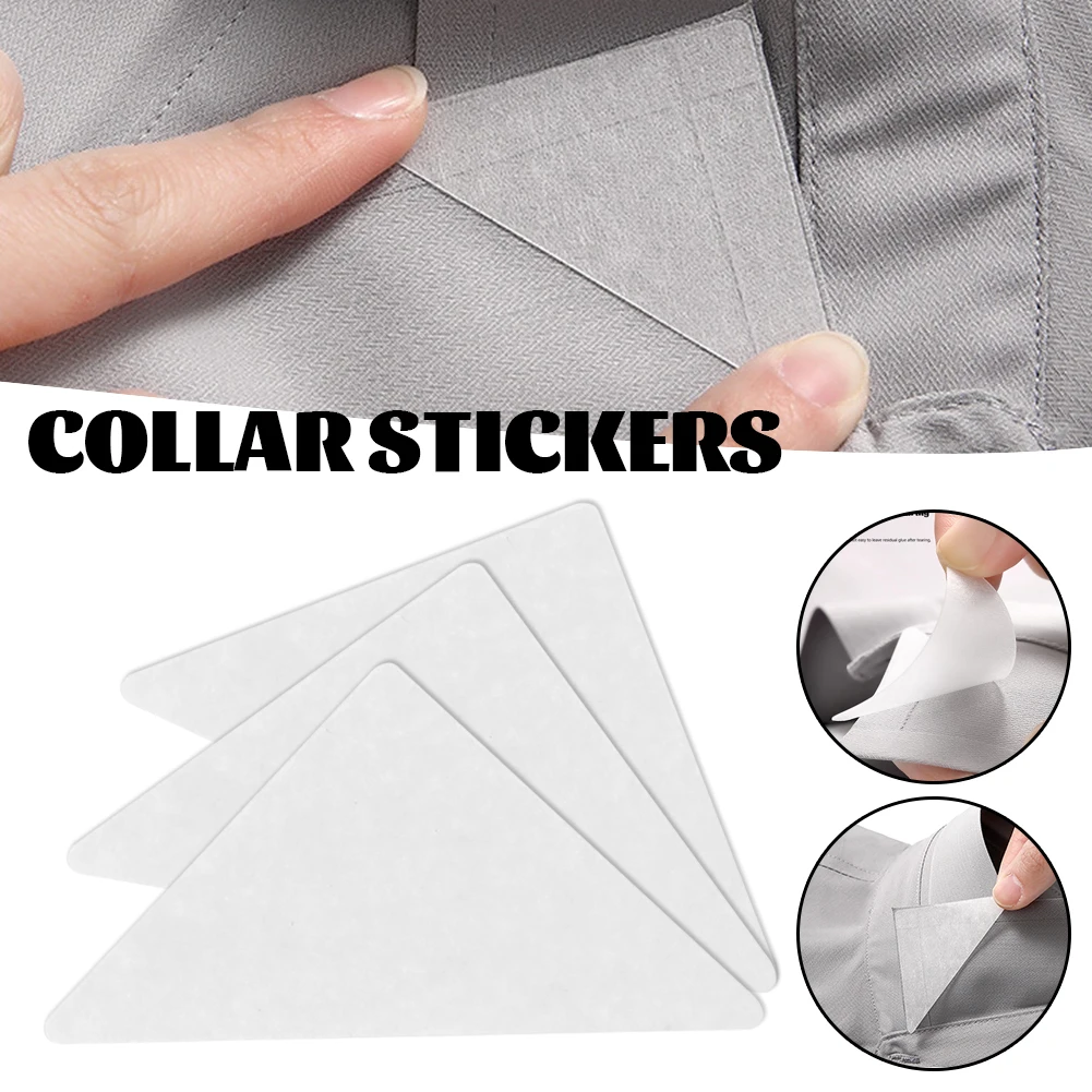 Unisex Collar Triangles Patch Self-Adhesive Removable Easy To Remove For Shirt Hat Collar
Unisex Collar Triangles Patch Self-Adhesive Removable Easy To Remove For Shirt Hat Collar