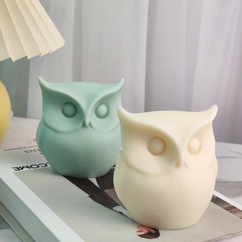 3d Owl Candle Mould Cement Home Decoration DIY Aromatherapy Gypsum Gift Silicone Molds for Craft Soap Mold Candle Making
3d Owl Candle Mould Cement Home Decoration DIY Aromatherapy Gypsum Gift Silicone Molds for Craft Soap Mold Candle Making