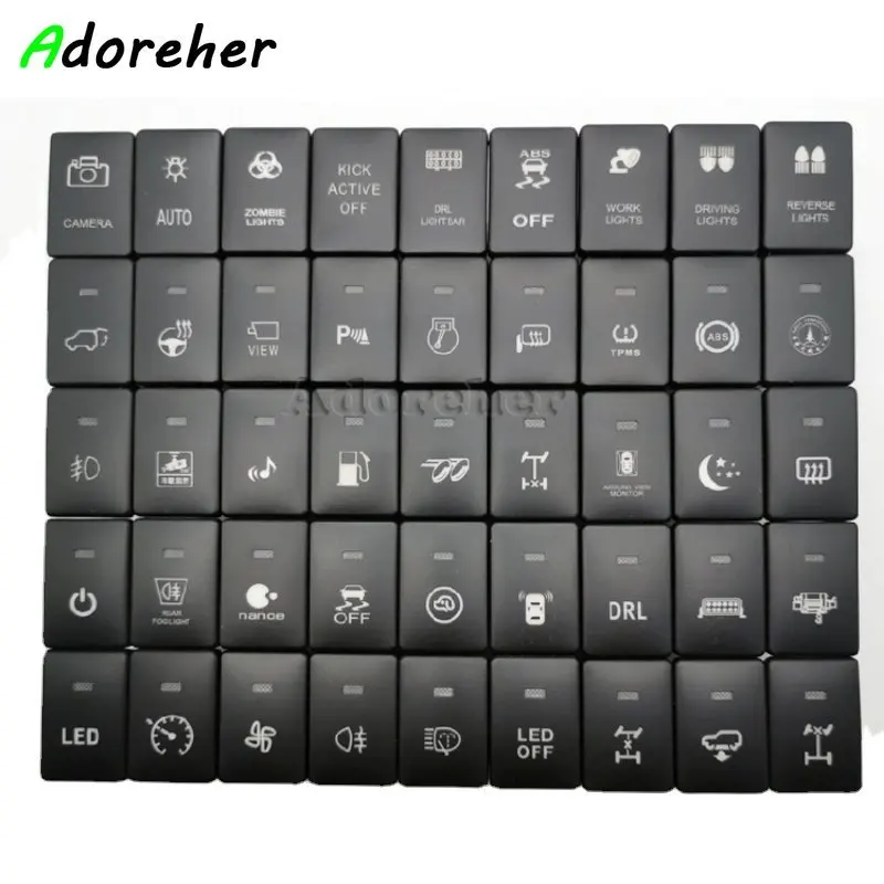 Автомобильные модифицированные Противотуманные фары светодиодные дневные ходосветильник огни дифференциальный замок Nanoe кнопка для Toyota ... 
Автомобильные модифицированные Противотуманные фары светодиодные дневные ходосветильник огни дифференциальный замок Nanoe кнопка для Toyota ...