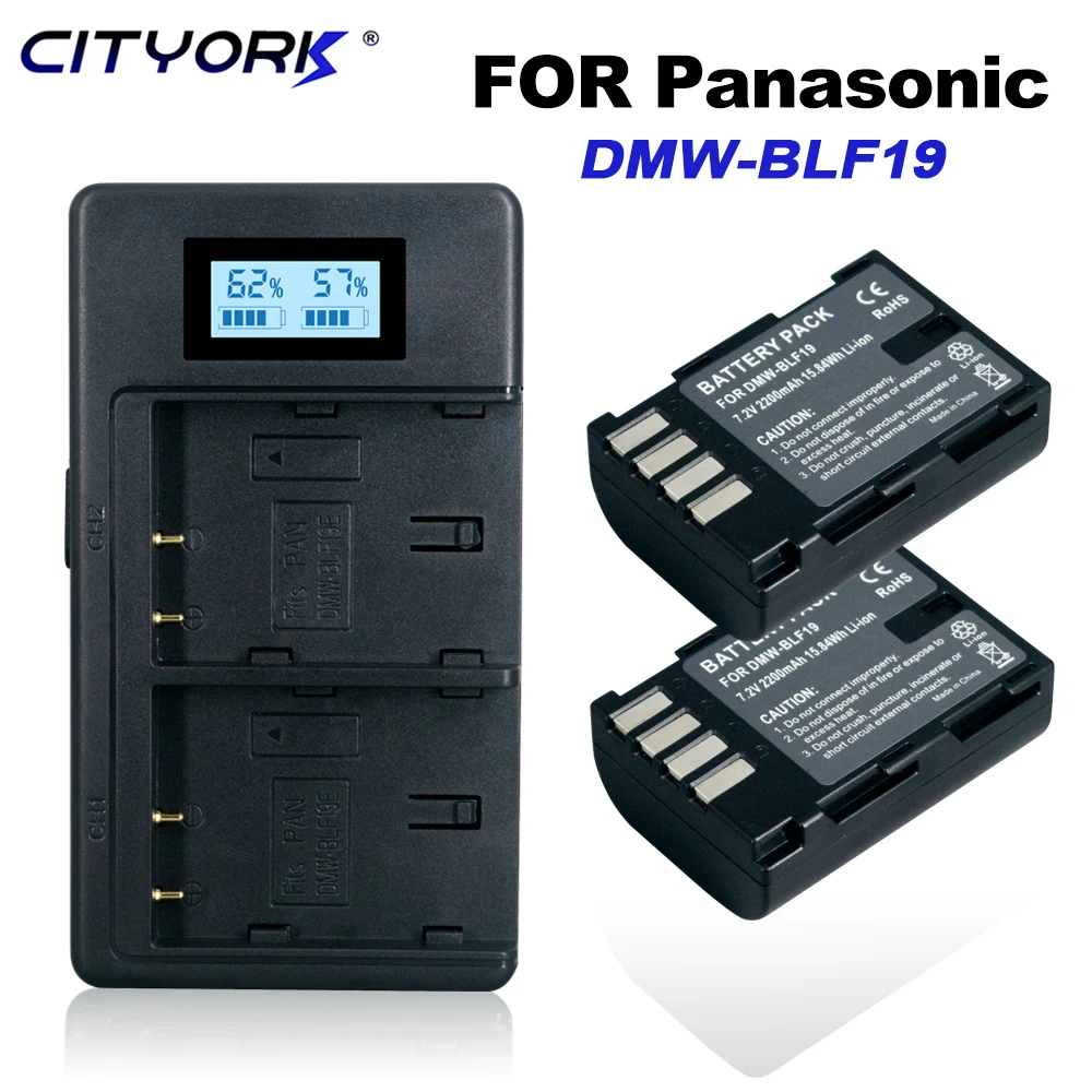 CITYORK DMW-BLF19 DMW-BLF19E dmw blf19 Camera Battery BLF19 BLF19E + LCD Dual USB Charger For Panasonic Lumix GH3 GH4 GH5 G9
CITYORK DMW-BLF19 DMW-BLF19E dmw blf19 Camera Battery BLF19 BLF19E + LCD Dual USB Charger For Panasonic Lumix GH3 GH4 GH5 G9
