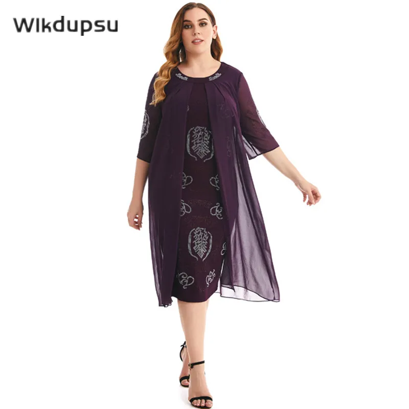 Casual Chiffon Dress Women Summer Elegant Midi Knee Length Pencil Vintage Formal Wedding Robe Mother of The Bride Groom Dresses 
Casual Chiffon Dress Women Summer Elegant Midi Knee Length Pencil Vintage Formal Wedding Robe Mother of The Bride Groom Dresses
