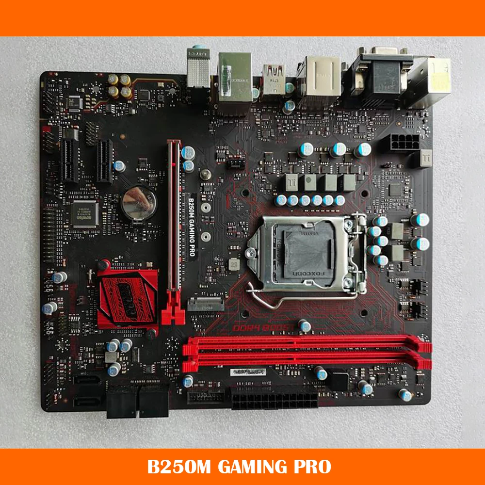 B250M GAMING PRO For Msi LGA1151 DDR4 32G M.2 USB3.1Gen1 SATA3*6 M-ATX Desktop Motherboard Fast Ship Tested Original Quality
B250M GAMING PRO For Msi LGA1151 DDR4 32G M.2 USB3.1Gen1 SATA3*6 M-ATX Desktop Motherboard Fast Ship Tested Original Quality