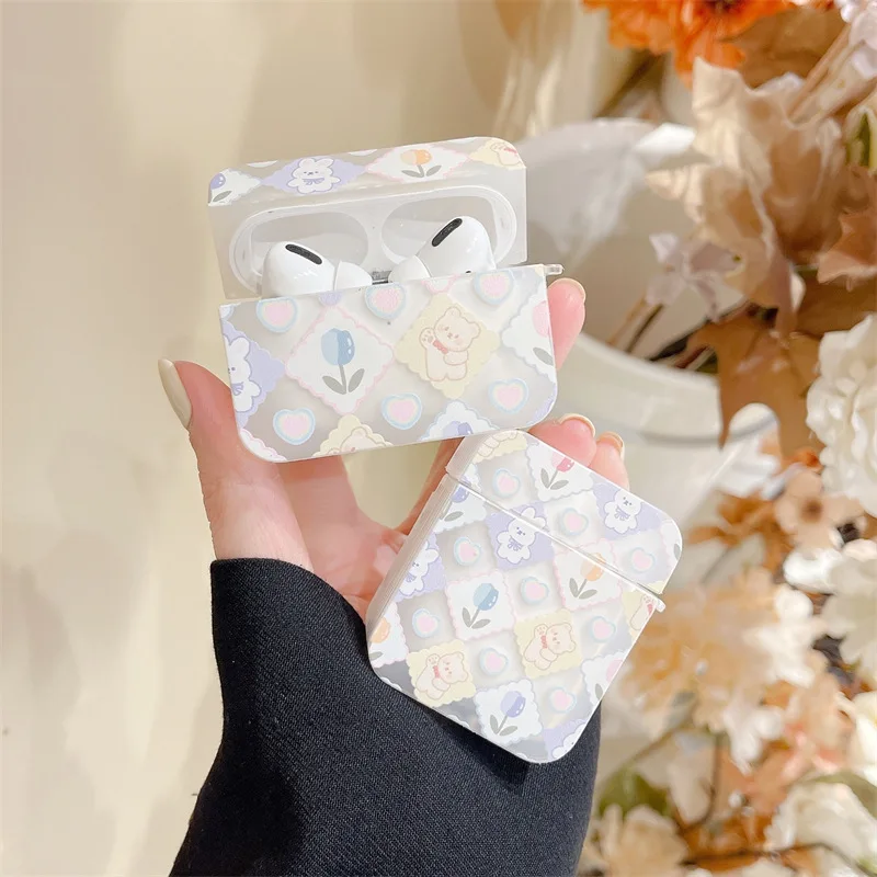 Cartoon Flower Bear Translucent Apple AirPods 1 2 3 Pro Case Cover IPhone Bluetooth Earbuds Accessories Air Pods Case
Cartoon Flower Bear Translucent Apple AirPods 1 2 3 Pro Case Cover IPhone Bluetooth Earbuds Accessories Air Pods Case