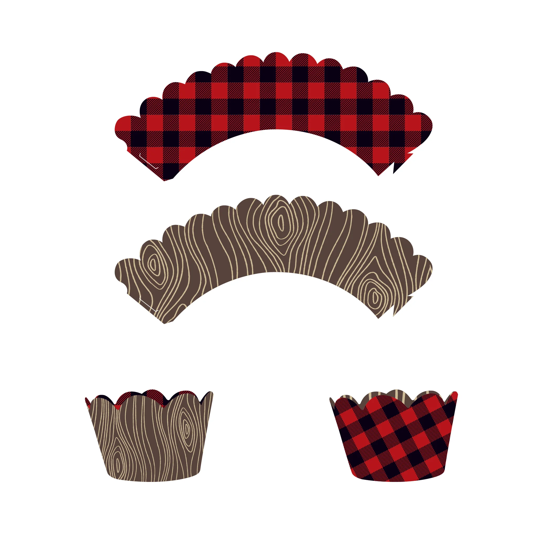 24Sets Lumberjack Bear Cupcake Wrappers Edge Baby Shower Party DIY Cake Cups Toppers Supplies Birthday Party Cupcake Decoration
24Sets Lumberjack Bear Cupcake Wrappers Edge Baby Shower Party DIY Cake Cups Toppers Supplies Birthday Party Cupcake Decoration