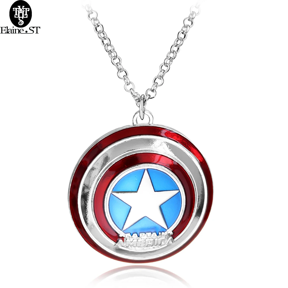 Marvel Avengers Captain America Shield Necklace Steve Rogers Round Shield Pendant Cosplay Props Movie Jewelry
Marvel Avengers Captain America Shield Necklace Steve Rogers Round Shield Pendant Cosplay Props Movie Jewelry