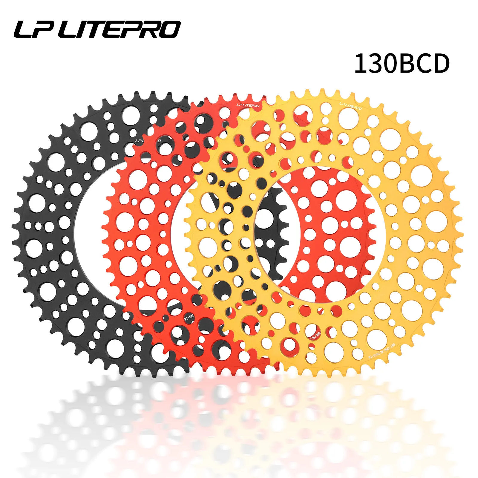 LP Litepro Bubble Chainring 130 BCD Folding Bike Narrow Wide Super Light Chain Wheel AL7075 Crank Crankset 130bcd 52T 56T 58T
LP Litepro Bubble Chainring 130 BCD Folding Bike Narrow Wide Super Light Chain Wheel AL7075 Crank Crankset 130bcd 52T 56T 58T