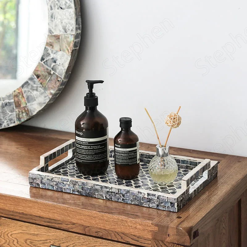 Декоративные подносы в виде ракушек натурального цвета, современный поднос в скандинавском стиле для косметики, ювелирных украшений с ручкой, кофейный столик, украшение для дома
Декоративные подносы в виде ракушек натурального цвета, современный поднос в скандинавском стиле для косметики, ювелирных украшений с ручкой, кофейный столик, украшение для дома