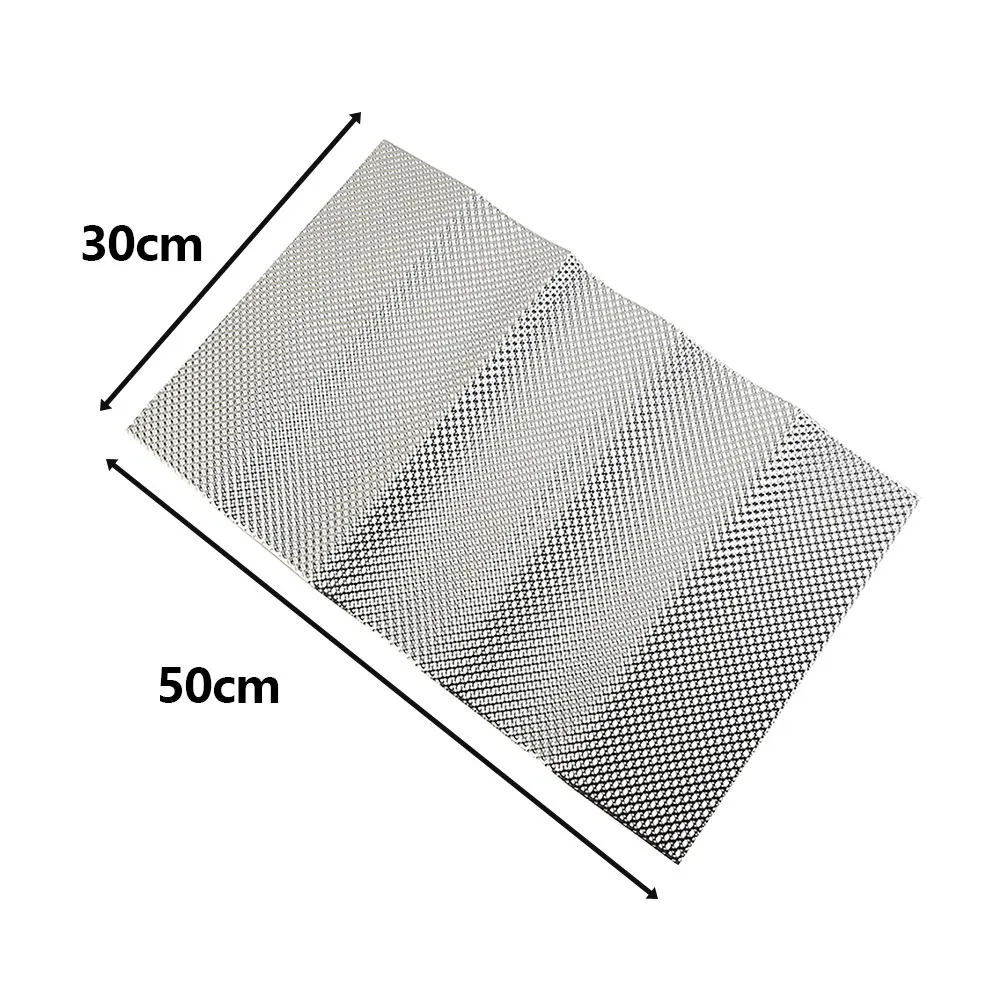 Embossed Aluminum Heat Shield Heat Shield Firewal Floor Pan Silver 300mm X 500mm Aluminum Fits Firewall Transmission
Embossed Aluminum Heat Shield Heat Shield Firewal Floor Pan Silver 300mm X 500mm Aluminum Fits Firewall Transmission