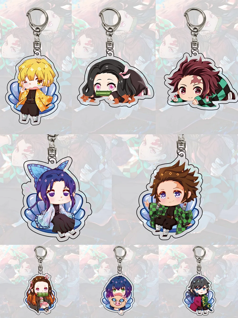 Anime Demon Slayer Acrylic Keychain Cartoon Printed Figures Pendant Key Chain Accessories Jewelry For Women Men Cartoon Gift
Anime Demon Slayer Acrylic Keychain Cartoon Printed Figures Pendant Key Chain Accessories Jewelry For Women Men Cartoon Gift