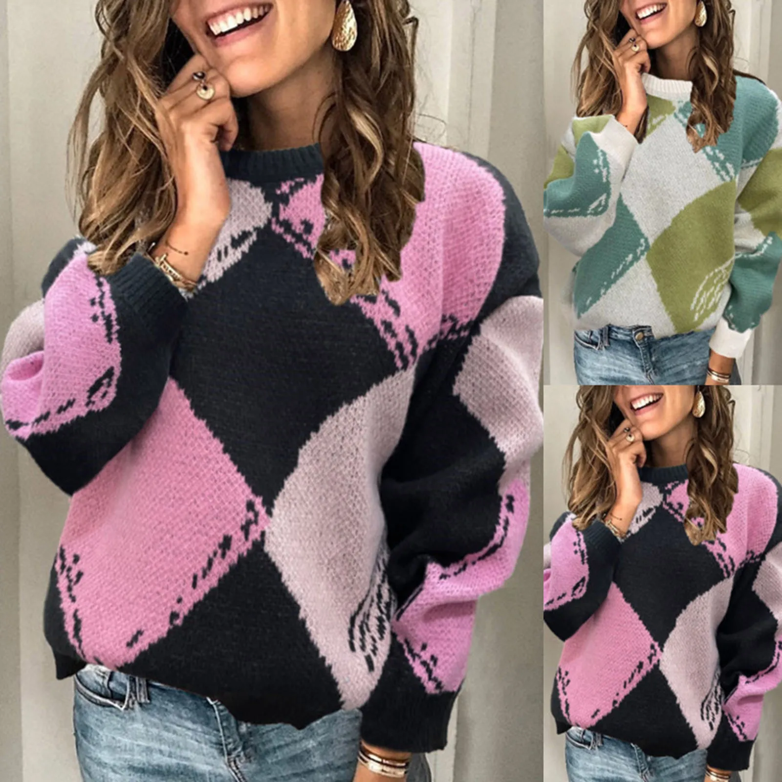 Warm Winter Sweaters For Women Women's Crewneck Long Knitwear Jumper jerseys de lana mujer invierno 2023 Turtleneck Sweater Xmas
Warm Winter Sweaters For Women Women's Crewneck Long Knitwear Jumper jerseys de lana mujer invierno 2023 Turtleneck Sweater Xmas