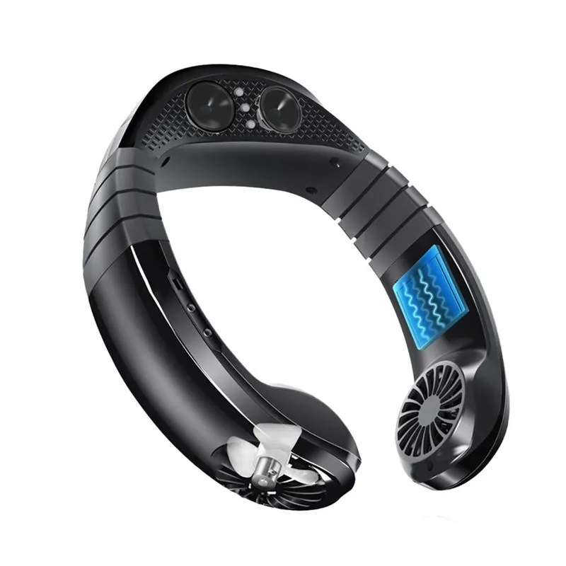 2 in 1 Neck Cooler & Bluetooth Speaker Electric Fan Music Center Sound Box Neck Fan Super Bass Speaker Fan Factory Creative Gift
2 in 1 Neck Cooler & Bluetooth Speaker Electric Fan Music Center Sound Box Neck Fan Super Bass Speaker Fan Factory Creative Gift