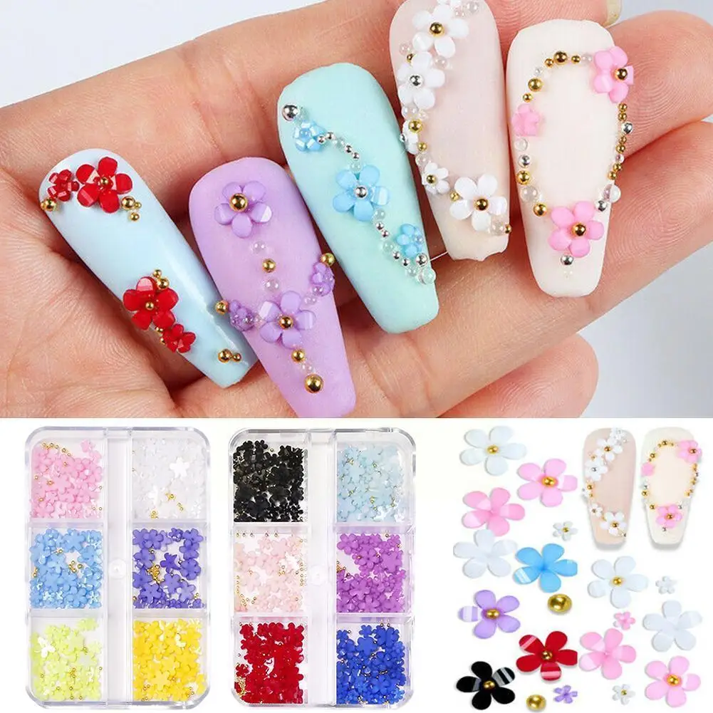 6 Grids Resin Color-changed Flower Decors 5petals Japanese Flower 3d Resin Florets Kit 0.4-0.7cm Nail Macaroon Mix Uv Acces J8f1
6 Grids Resin Color-changed Flower Decors 5petals Japanese Flower 3d Resin Florets Kit 0.4-0.7cm Nail Macaroon Mix Uv Acces J8f1