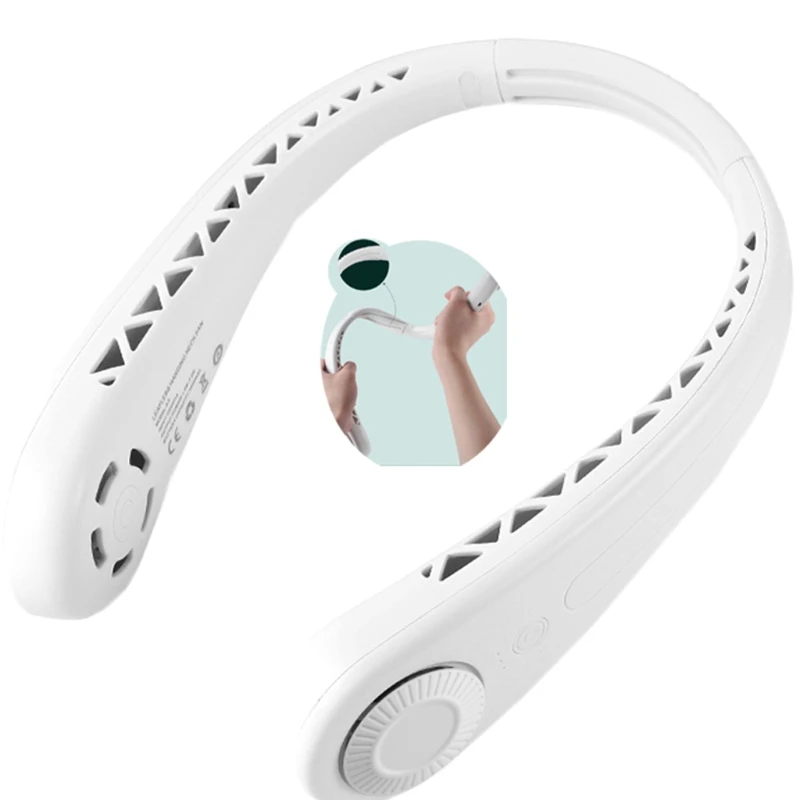 Hands Free Neck Fans Bladeless Mini Portable Fans USB Rechargeable U-Shaped Leafless Hanging Neck Fans depiladora láser
Hands Free Neck Fans Bladeless Mini Portable Fans USB Rechargeable U-Shaped Leafless Hanging Neck Fans depiladora láser