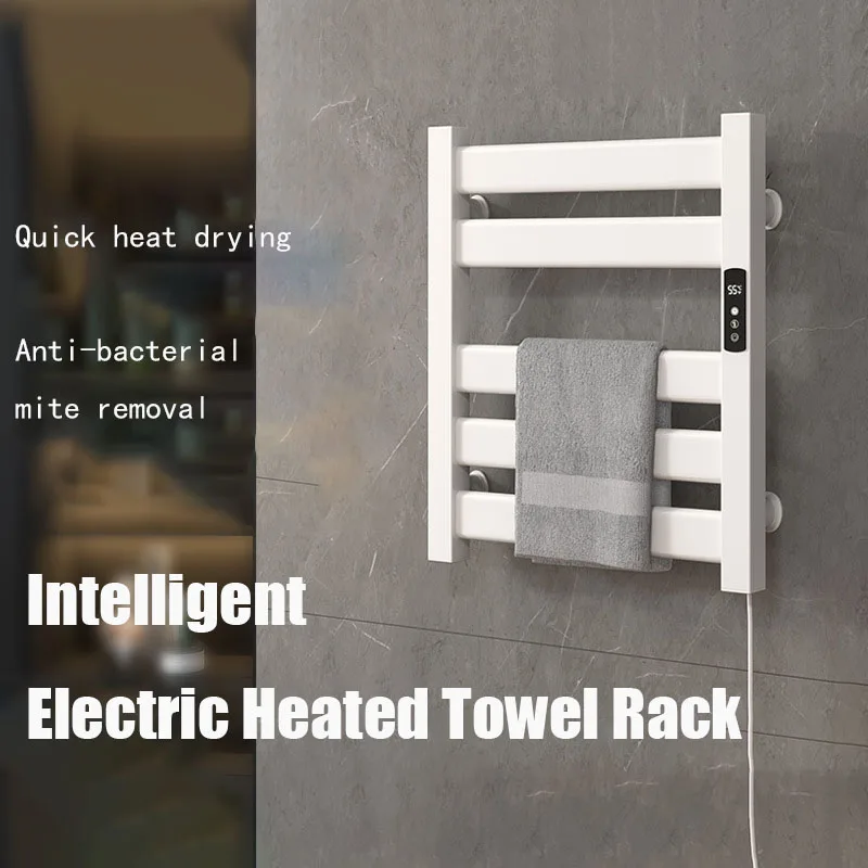Bathroom Wall-Mounted Thermostatic Black Electric Towel Rack Intelligent Digital Display Drying Heating Towel Rack
Bathroom Wall-Mounted Thermostatic Black Electric Towel Rack Intelligent Digital Display Drying Heating Towel Rack
